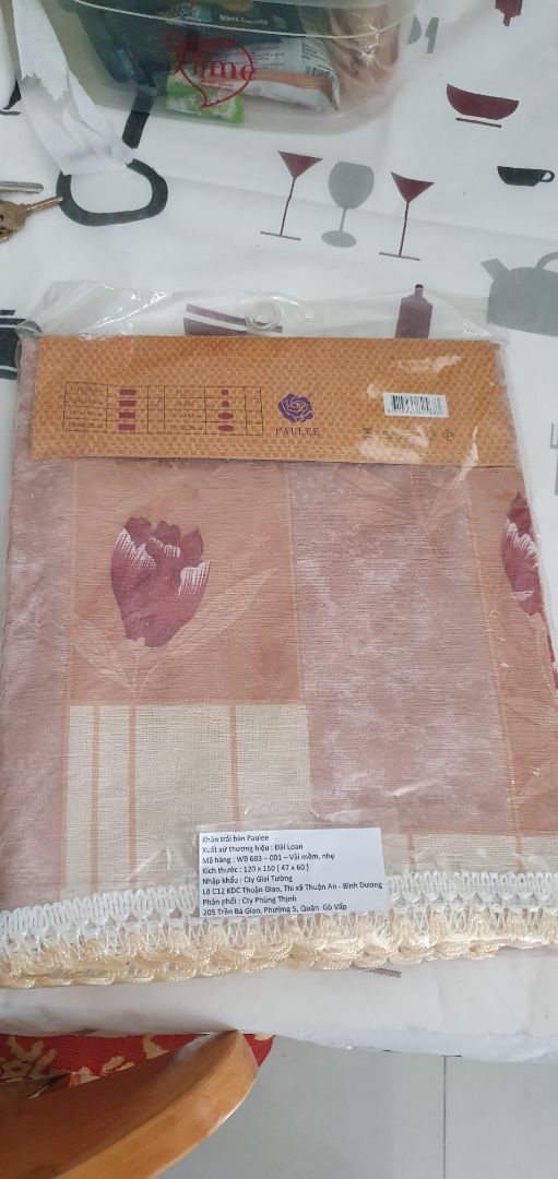 Khăn trải bàn đẹp, chất lượng ok, đúng như hình mẫu, tiki giao hàng nhanh.
Thank you