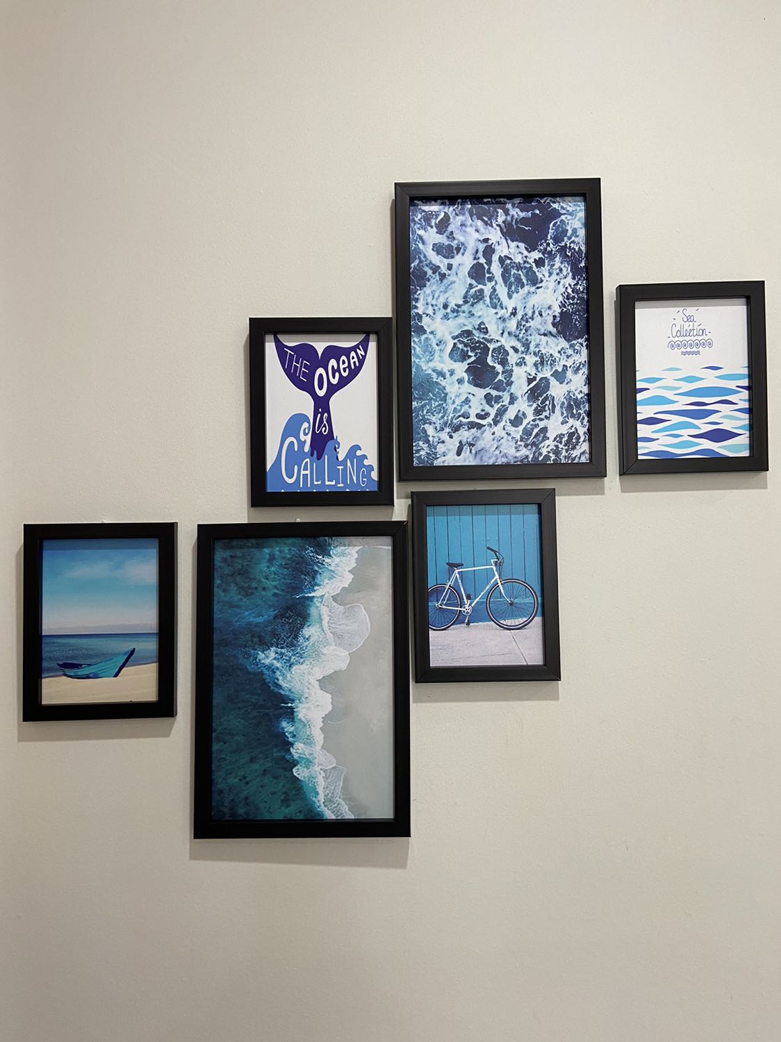 Viền khung hơi to. Bức ảnh lớn thứ 2 không giống ảnh trong bài đăng.