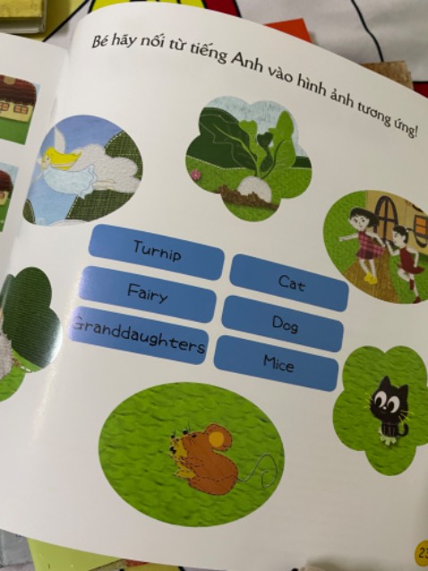 Hình ảnh dễ thương, câu chuyện thú vị và ý nghĩa, cuói truyện còn có trò chơi nhỏ cho bé