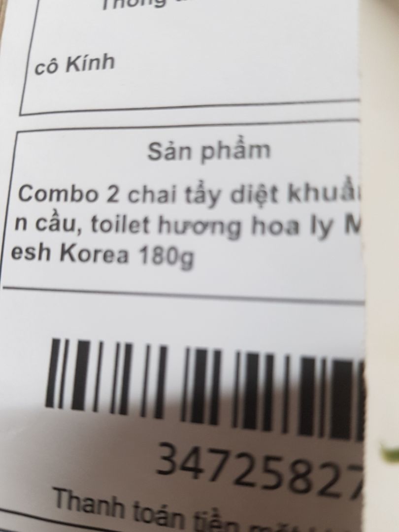 tôi đăt hàng mua 2 combo 2 chai tây bôn câù. khi giao hàng giao 1 combo. Yêu câu giao bù lai.