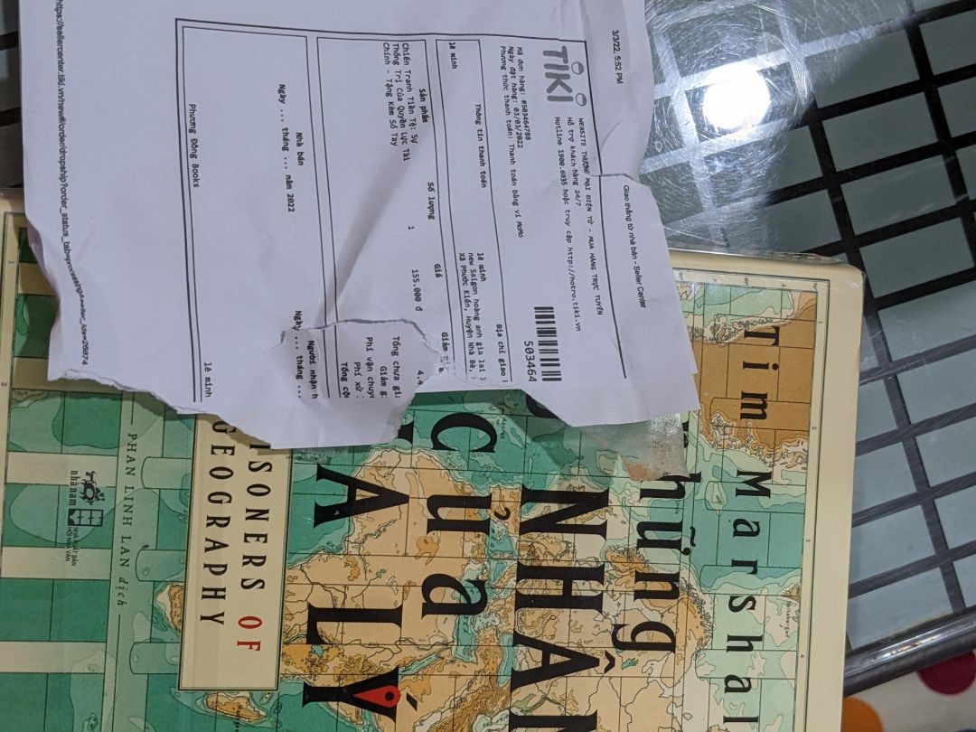 tôi đặt cuốn chiến tranh tiền tệ, nhưng lại giao những tù nhân của địa lý