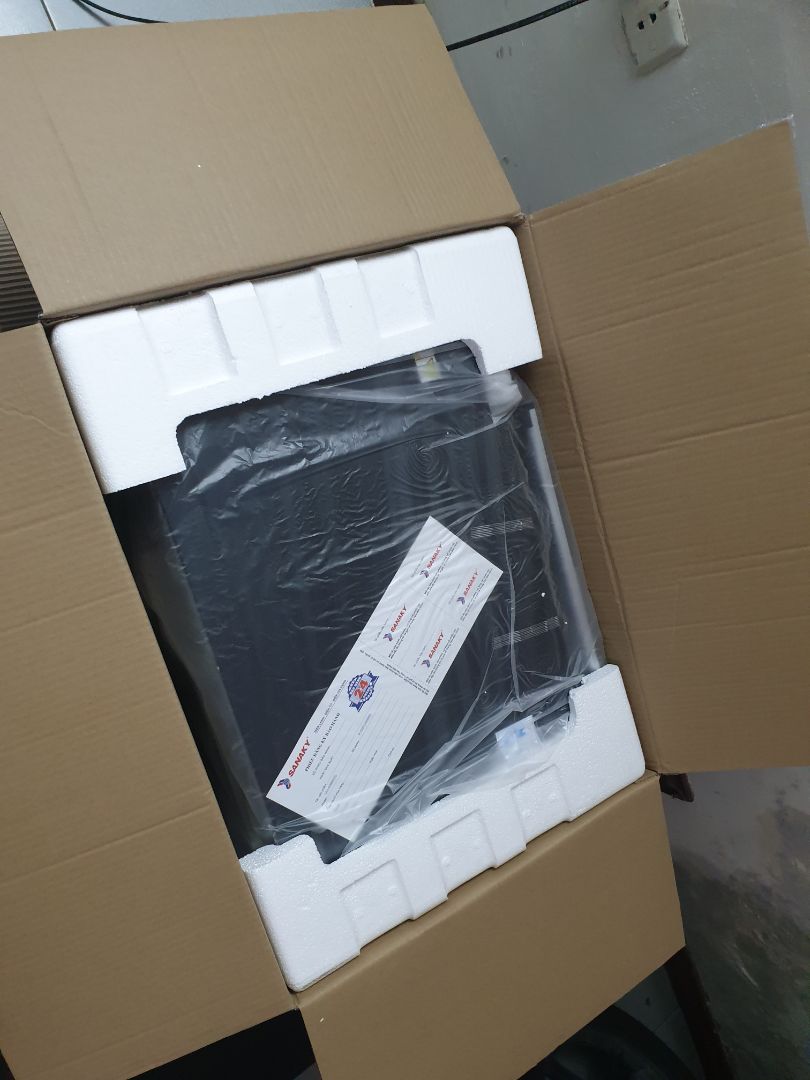 đóng gói cẩn thận, giao hàng bằng ô tô,hàng mới tinh, phụ kiện đầy đủ. Chưa dùng nên sẽ phản hồi sau.