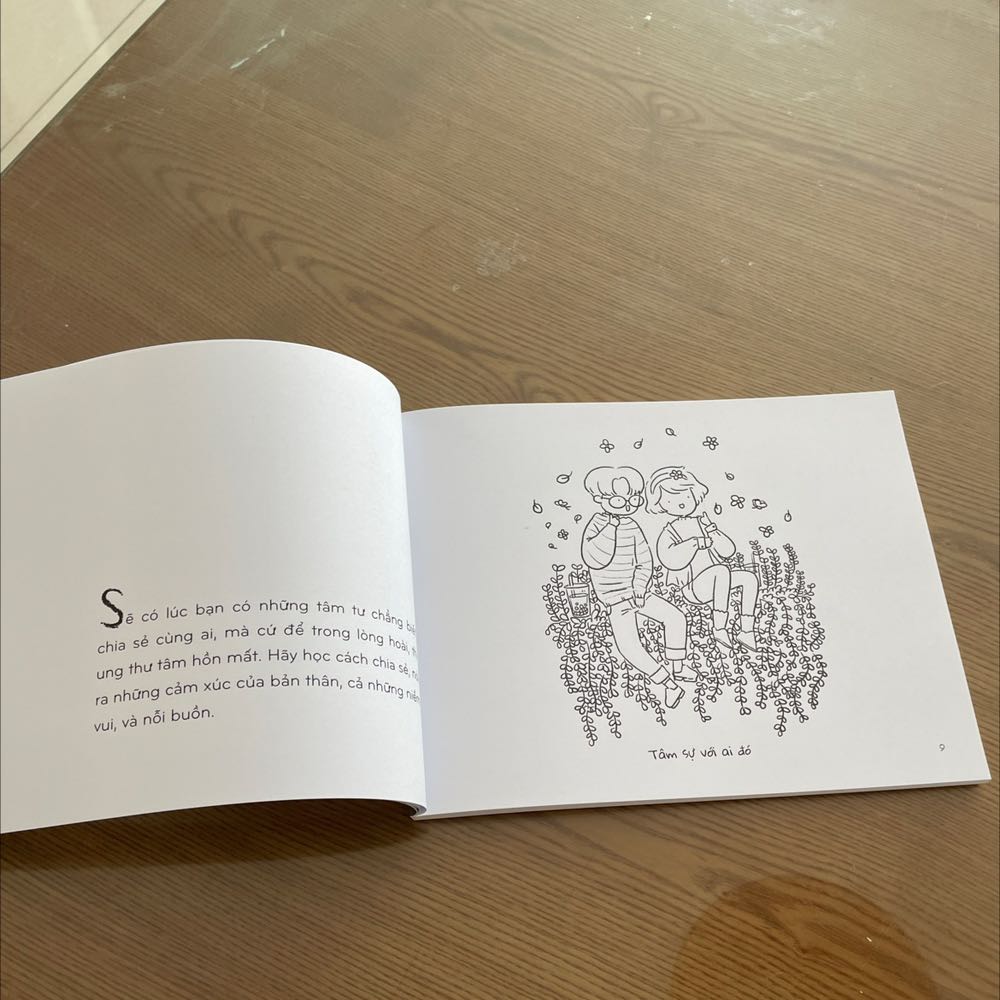 một cuốn sách tô màu quá dễ thương dành cho những ai muốn thư giãn, vượt qua sự chán nản nè