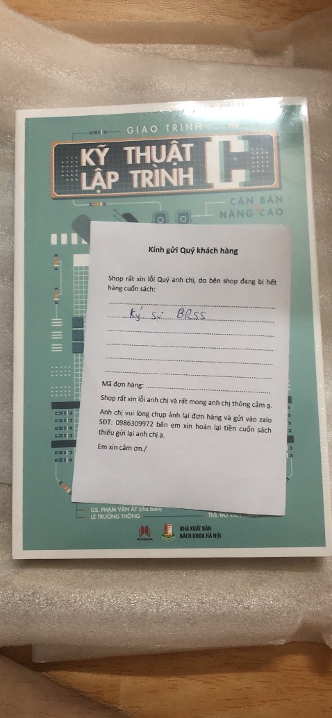 Shop đóng gói rất tốt, giao nhanh . Mình đặt shop hết hàng hoàn lại tiền cho khách . Rất uy tín nhé mn