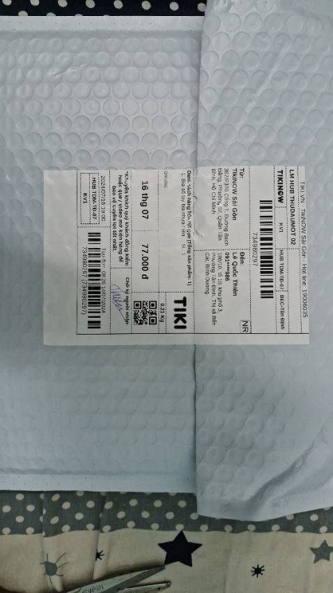 Không bán kèm giấy nên không thể sài được