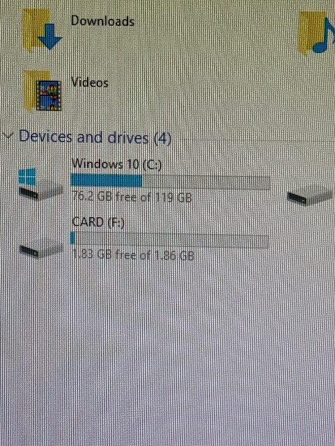 Thẻ nhớ dung lượng ảo 64gb nhưng thực tế có 1,86gb