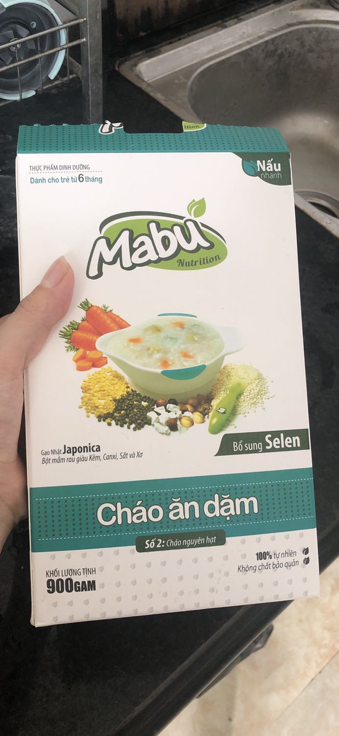 Trước mua thử 1 hộp bé của Mabu rồi thấy con hợp tác nên lần này quất luôn 2 hộp to 😁 được cái nấu nhanh nên rất ưng Trước mua thử 1 hộp bé của Mabu rồi thấy con hợp tác nên lần này quất luôn 2 hộp to 😁 được cái nấu nhanh nên rất ưng