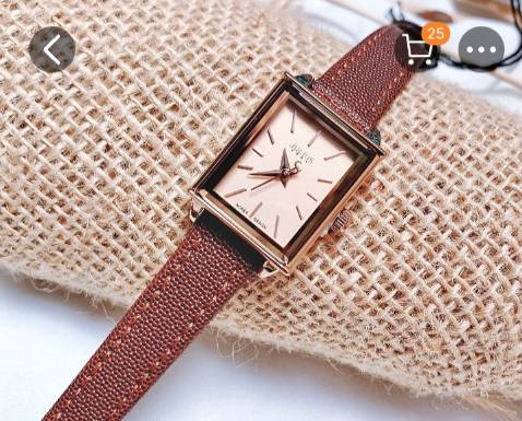 Màu sắc dẹp, mặt đồng hồ khó trầy xước, giá hợp lý