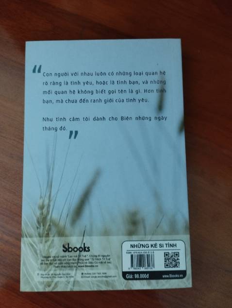 Vì thích truyện của chị Hồng Sakura nên mua quyển này đọc thử. Chưa đọc nên chưa biết nội dung thế nào nhưng chất lượng sách ổn.