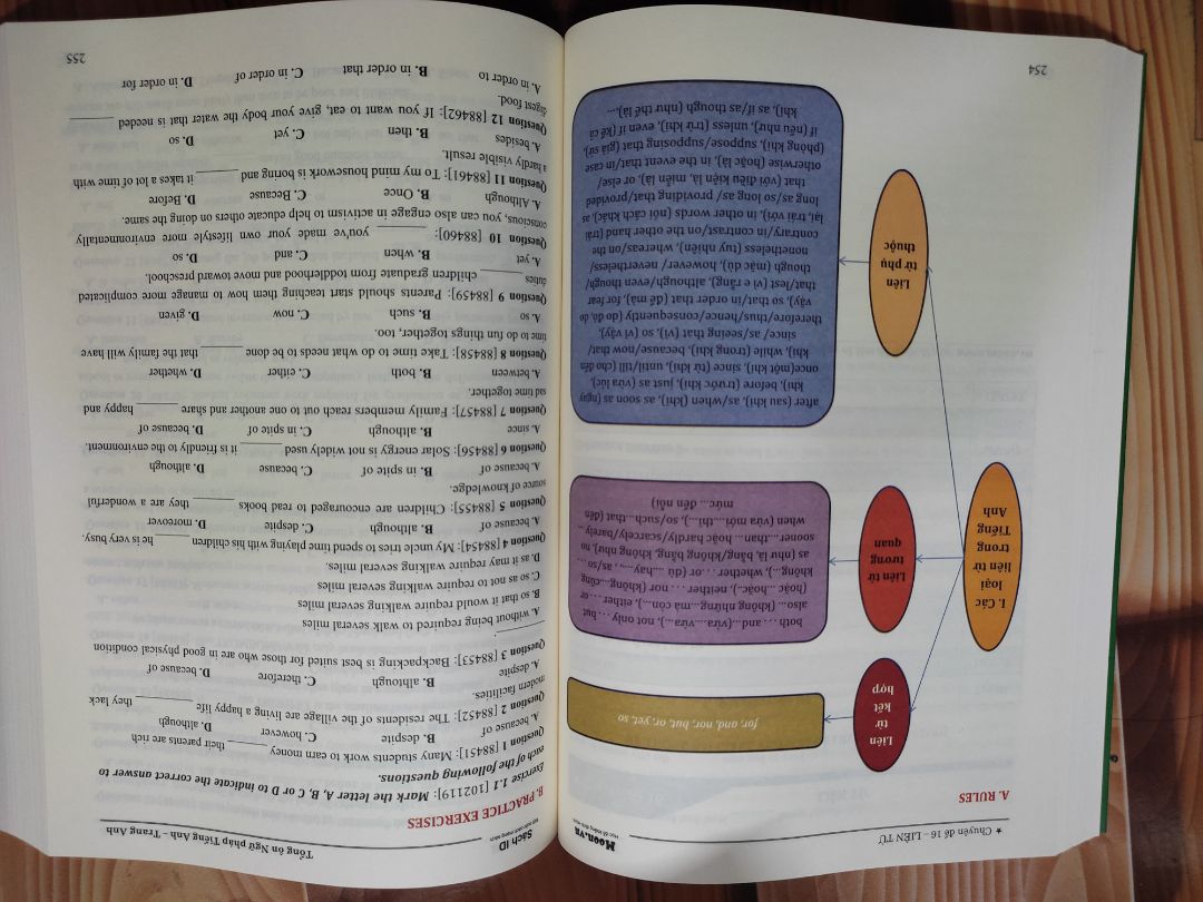 Lúc nhận hàng thì sách bị móp, ko ảnh hưởng chất lượng sách bên trong nên bỏ qua đc. Sách siêu dày và đồ sộ luôn á, cầm mà ngỡ ngàng luôn. Bài tập cực kì nhiều, đa dạng, trình bày rõ ràng, có sơ đồ tư duy hệ thống hoá kiến thức. Nma có mấy câu giống với bài tập trên lớp mình:))