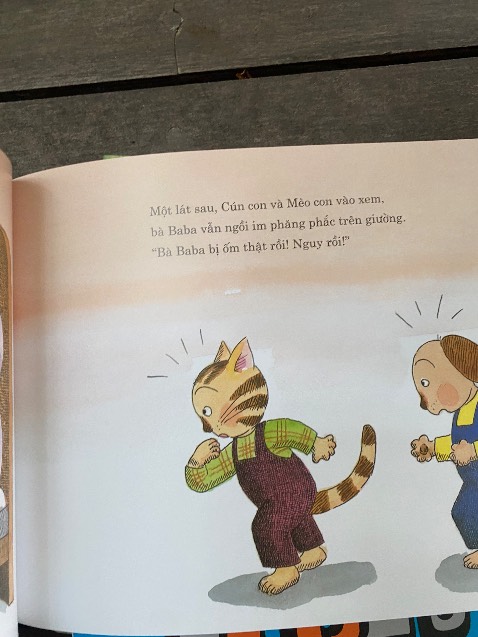 bạn nhà tớ rất thích những câu chuyện cuat bà ba ba, mỗi làn vào mogu mua thêm 2c rất đẹp và đáng yêu