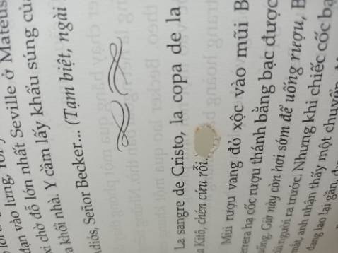 Nội dung hấp dẫn, đọc quyển này như 1 bộ phim chiếu rạp íiii, nói chung đáng để đọc. Có một điều thú zị là mình đang đọc thì phát hiện sách bị lủng 1 lỗ. Không biết là nhà xuất bản vô tình hay cố ý tạo điểm nhấn trong quyển sách nữa:)))