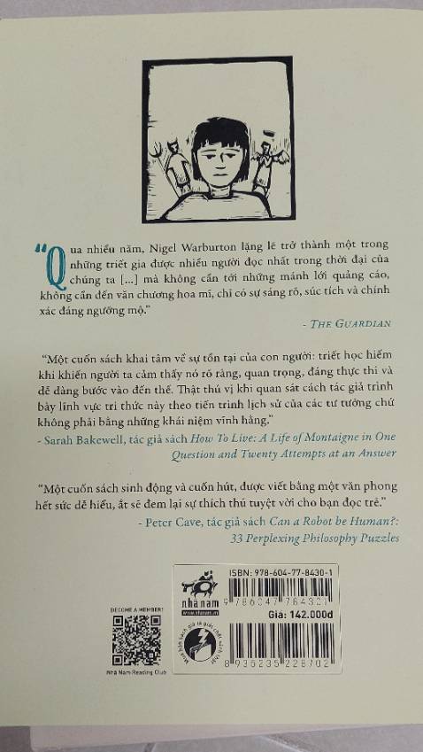 Với 40 tiểu mục, Lược sử triết học, một dẫn nhập triết học khá toàn vẹn đã khái quát hầu hết các tư tưởng triết học lớn từ cổ đại cho tới hiện đại với một văn phong bình dân hoàn tòan thoát khỏi tháp ngà tư biện. 
Dẫu vậy cá nhân người đọc vẫn thấy còn một vài điểm chưa thỏa đáng:
-Trong khi sự xuất hiện của Darwin được giải thích do những ảnh hưởng to lớn của học thuyết tiến hóa thì sự xuất hiện của Machiavelli thật khó hiểu khi mà “ Quân Vương” khó có thể coi là một tư tưởng triết học hoàn bị ; chúng chỉ là những thủ thuật lãnh đạo khá tầm thường khi xem xét trong bối cảnh đạo đức học của triết học.
- Sự thiếu vắng của Francis Bacon , một triết gia vĩ đại, khối óc có sức ảnh hưởng lớn nhất thời Victoria, người rung hồi chuông thức tỉnh mọi trí tuệ và tuyên bố châu Âu đã đến thời trưởng thành.  Từ Hobes, Locke đến Bentham ; toàn bộ tinh thần và sự nghiệp của tư tưởng Anh đã đi theo triết học của Bacon.