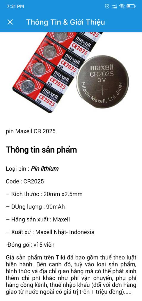 Thông tin sản phẩm là đóng gói vỉ 5 viên, nhưng giao hàng thì đơn vị tính lại là 1 viên. Liên hệ với shop thì trả lời do nhân viên bên em ghi nhầm, giá trên trang là giá của 1 viên.