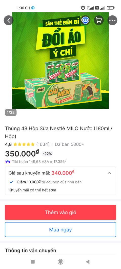 Không hài lòng, ảnh để loại có tích thẻ đổi quà sản phẩm thật thì mẫu cũ, biết mẫu cũ như thế mua nơi khác rẻ hơn lúc mua 366k