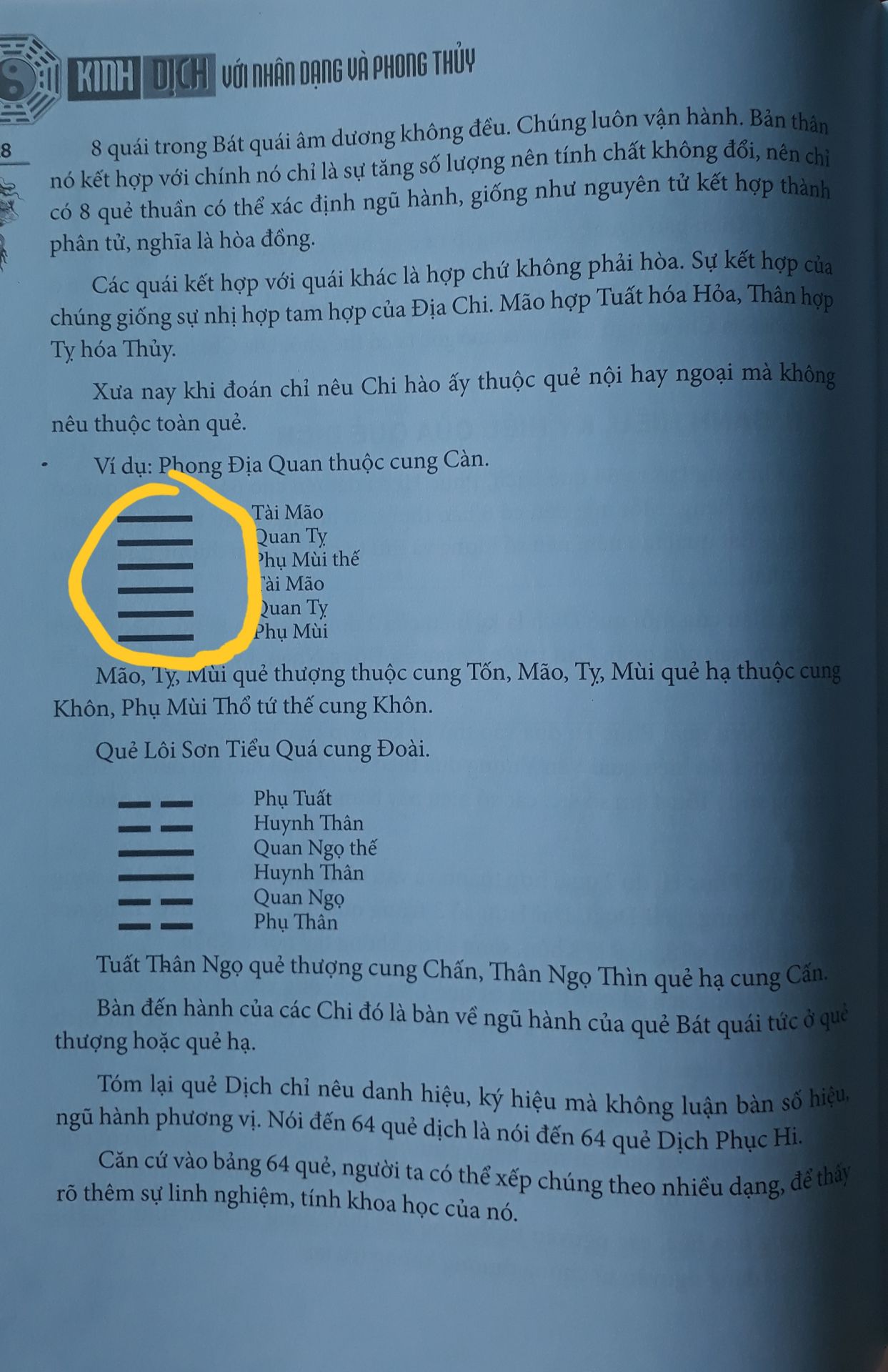 Tôi mới đọc gần 100 trang sách, đúng ra phải đọc hết mới có nhận xét xác đáng được, nhưng quyển sách khá dày e rằng khi đọc hết thì những cảm nhận ban đầu cũng sẽ trôi qua nên có mấy lời sau đây:
- Cảm nhận đầu tiên khi nhận sách từ shipper là sách rất dày, khổ giấy to, kích cỡ của quyển sách gần bằng giấy A4, bìa cứng được bao bọc cẩn thận nhưng khâu vận chuyển cũng làm móp một vài chỗ. Giấy in bình thường, không có gì đặc biệt.
- Tác giả là người nghiên cứu chuyên sâu về Dịch học, có những cái ngộ về Dịch và có một số quan điểm riêng của mình về Dịch.
- Về NXB: Mình đánh giá thấp nhất trong quyển sách này. 
+ Lỗi đánh máy sai nhiều quá, mới đọc gần 100 trang mà bao nhiêu lỗi có thể chỉ ra: Dần Mão Thìn mùa Xuân thì viết ra thành Dần Mão Tuất (trang 74). Tên quẻ dịch nhiều chỗ viết thiếu, sai (VD dòng 15 trên xuống, trang 82). Tượng quẻ cũng nhiều chỗ sai (VD: trang 28), sơ đò trang 7 sai ở hàng Tứ tượng, phần Nghi âm… Điều này cho thấy tác giả không đọc lại bản demo trước khi cho in. Nếu tác giả đọc lại sách này sau khi in thì chắc phải có vài trang đính chính.
+ Theo thông lệ, nếu ấn bản sau có sửa đổi so với ấn bản trước thì thường phải có 1 vài giới thiệu những cái mới, cái khác đó là gì (các sách nước ngoài bao giờ họ cũng có làm điều này và Lời nói đầu của ấn bản đầu tiên thường được in lại cho các ấn bản sau).
- Về nội dung: Tôi có cảm tưởng 1 số phần không phải do chính tác giả viết ra mà một người nào đó ghi chép lại lời nói (giảng) của tác giả rồi lồng vào nên nhiều chỗ văn phong không đồng nhất (và có thể dẫn đến 1 số lỗi nêu trên, nếu không phải lỗi của người đánh máy). Vì vậy một số nội dung khá chi li nhưng một số nội dung như nói với người đã biết hết rồi, không nhất quán trong trình bày hướng đến đối tượng độc giả nào. Tóm lại, bác nào chưa có căn bản về dịch thì không nên đọc cuốn này, bác nào có cơ bản thì có thể đọc để tham khảo một số kinh nghiệm của tác giả.
Cuối cùng, rất mong Tiki có thể liên hệ với NXB để đính chính những lỗi trong sách, tránh gây hiểu lầm cho những độc giả mới tìm hiểu về Dịch khi đọc cuốn này.