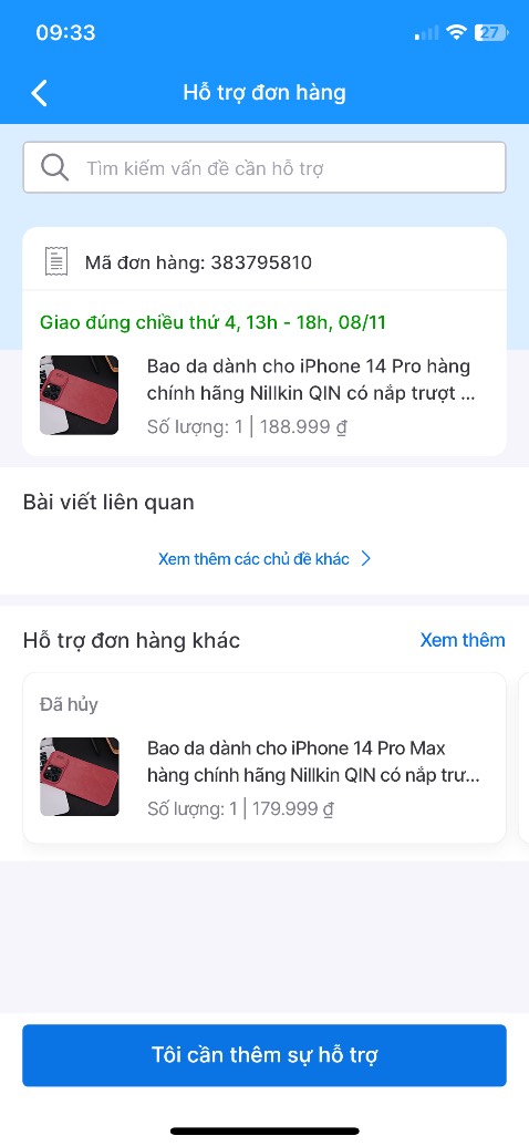 Đặt mua màu đỏ, nhưng lại giao màu nâu. Vui lòng đổi lại màu đỏ.