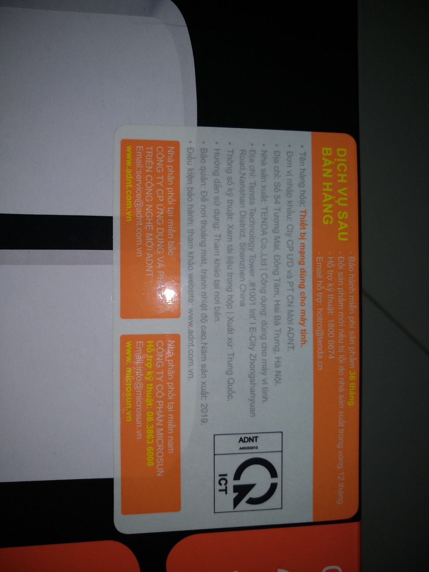 hàng full mới nguyên seal , hiện tại mới bóc ra *** thử thấy rất ổn nhưng mà sau này có bị gì không biết bảo hành kiểu j vì
thứ 1 : ghi bảo hành bằng tem mà sao ko thấy tem dán chỗ nào hết .hộp có tem của adnt thi chắc là chính hãng thiệt
thứ 2 : check serial number nhập kiểm tra bảo hành trên web adnt.com.vn ko ra bó tay