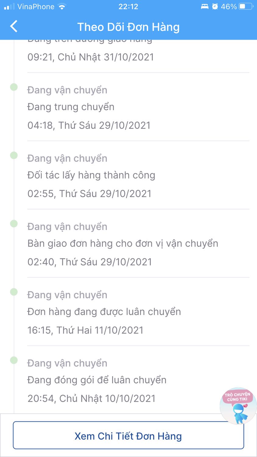 Sách hay OK, 
Nhưng dịch vụ của Tiki thì tồi tệ, mình đặt hàng từ 10/10 và đã thanh toán trả trước dự kiến giao 20/10 mà đến 20/10 k giao cũng k có thông báo trễ giao cho KH, mình phản ảnh lên tổng đài 19006035 thì được thông báo hàng vẫn trong kho chưa được vận chuyển đi, hẹn sẽ thúc đẩy, sau đó thì *** báo chậm 7~10 ngày, đến 29/10 vẫn k thấy giao hàng, mình đã phản ánh tiếp lên Tiki hỗ trợ cũng với chỉ 1 câu sẽ thúc đẩy và không nói rõ ngày nào phải giao được hàng, sau khi hết kiên nhẫn 30/10 mình báo hủy đơn đó gao hàng chậm trễ thì 31/10 hàng mới đc giao đến nơi.
Dịch vụ hỗ trợ & thúc đẩy giao hàng của Tiki quá TỒI TỆ!