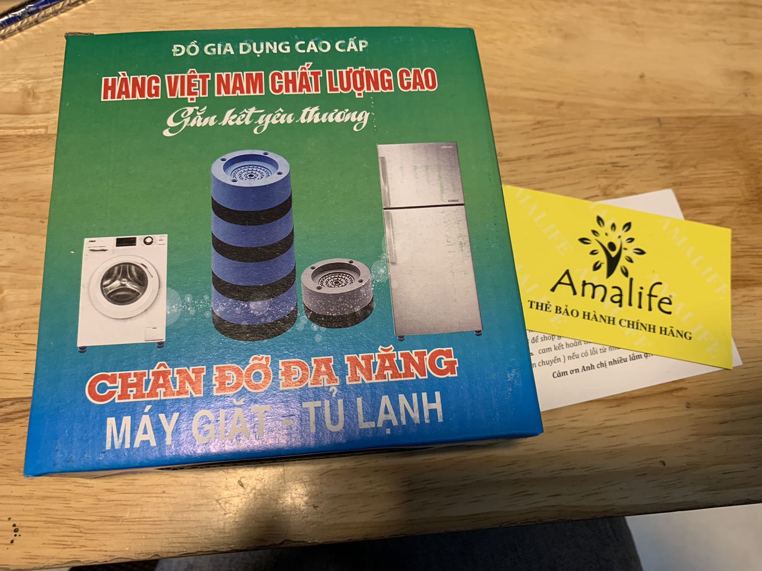 Kê được cái chân lên cái thấy nhẹ cả người, kiểu cứ lo bị điện giật, kê lên thấy yên tâm mà vệ sinh gầm máy dễ dơn