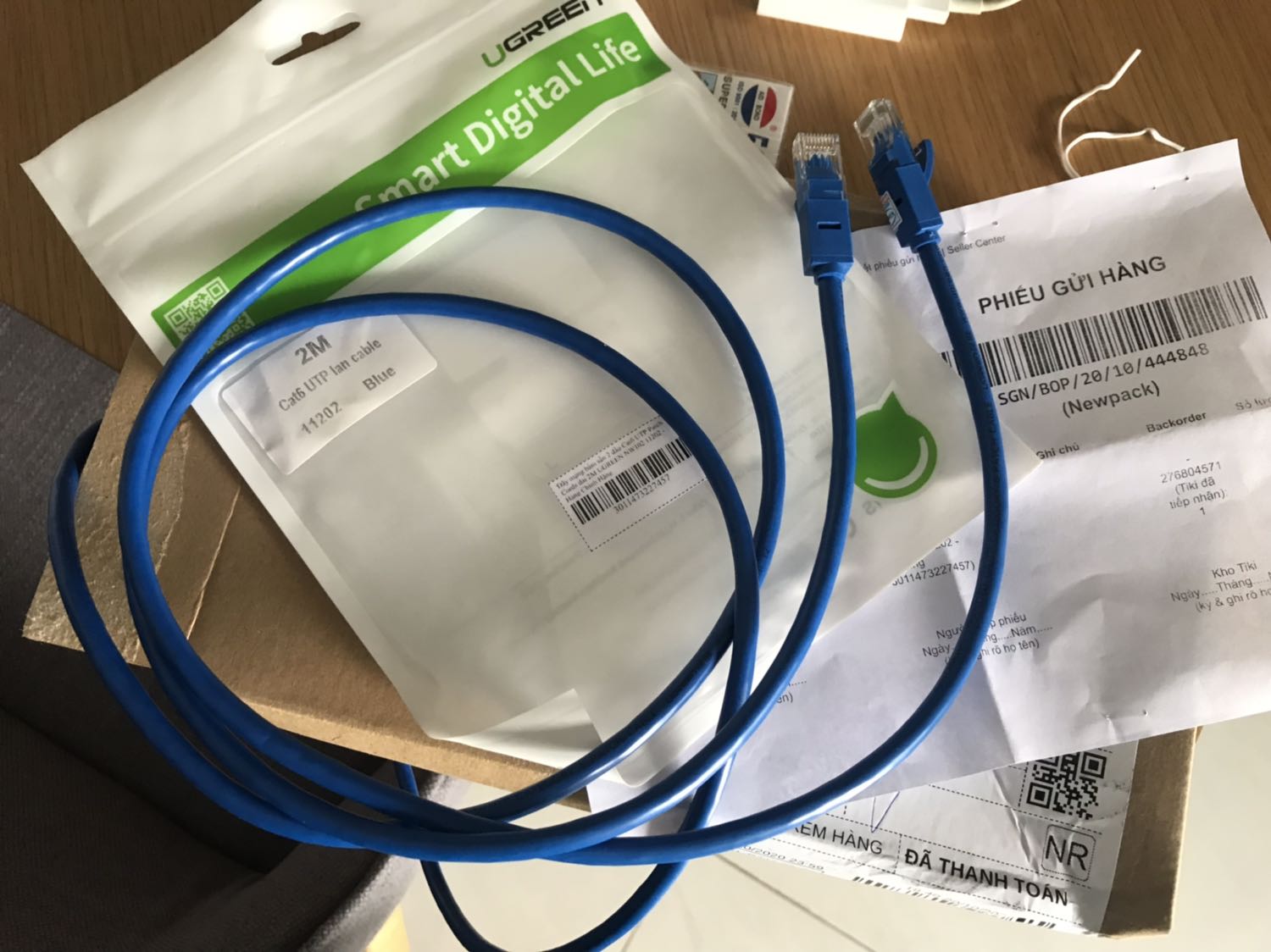 Tiki giao sớm và thử đảm bảo tín hiệu ổn định.