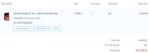 Sản phẩm như hình, giao cực nhanh, xuất VAT ngay sau khi nhận, ủng hộ Trung Nguyên