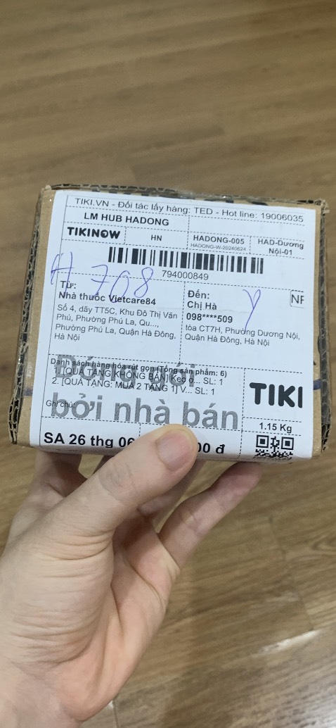 Giao hàng nhanh mua 2 hộp dc tặng thêm 1 hộp vừa đủ dùng trong 3 tháng. Tư vấn nhiệt tình. Giao nhanh đóng gói cẩn thận