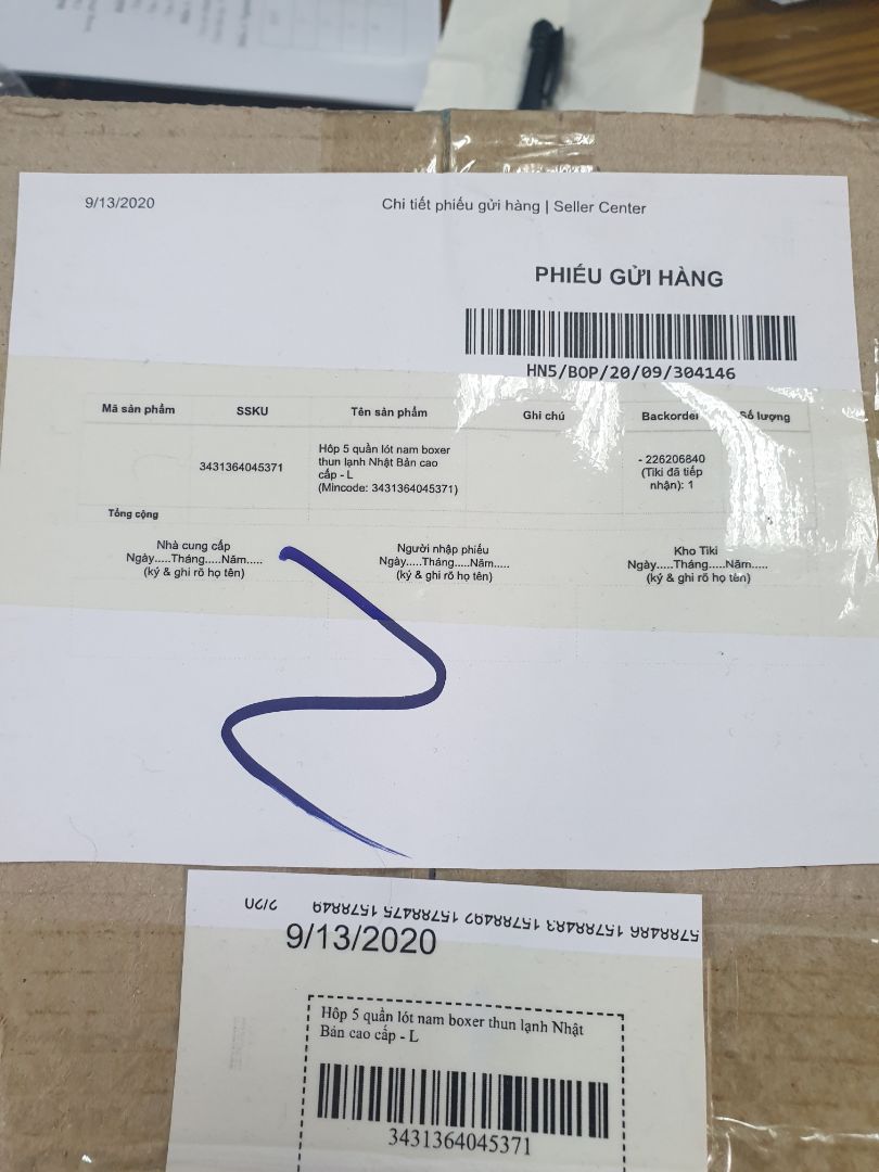 mua quần muji xuất khẩu nhật bản mà lại gửi nhầm cái này đề nghị kiểm tra nhà cung cap