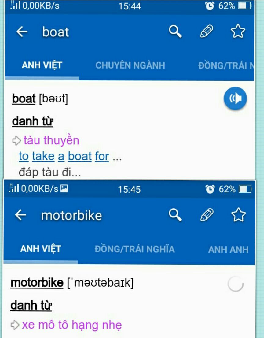 Sách đẹp, trang sách rất cứng cáp, trẻ nghịch cũng ko sợ rách, hỏng, hình vẽ đẹp. Nội dung về phần tiếng Việt thì rất được, tuy nhiên về phần tiếng Anh mình để ý thấy có phiên âm sai 1 số từ như boat, motorbike, sailboat, cow, goldfish, nói chung là những từ chứa nguyên âm đôi (mình ko chắc lắm về cách gọi này), những từ mà ngày xưa mình hay Việt hóa ra vần "âu"( boat: bâut), "ao" (cow : kao) để dễ đọc ấy ạ. vd từ boat sách phiên âm ra là [bout], cow ra [kau] rất khác với phiên âm trong từ điển khiến mình nhìn vào thấy rất lạ lẫm, khó hình dung cách đọc ( mình sẽ để thêm hình ở dưới). Rất mong tác giả và nhà xuất bản lưu ý và sửa lại.
Ngoài ra tiki giao hàng rất nhanh!