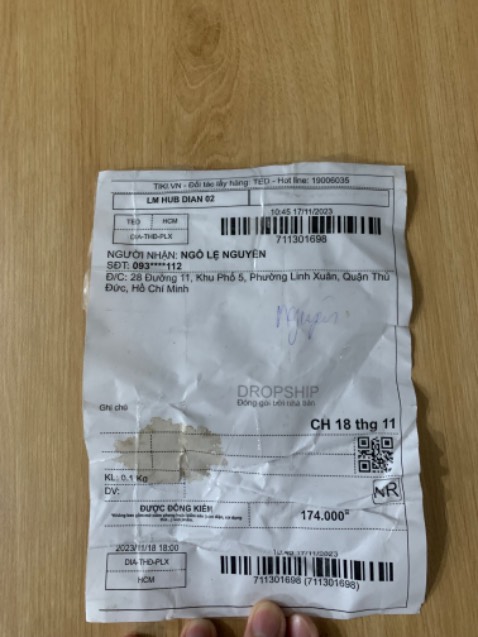 Shop giao hàng không đúng như sản phẩm đã đặt cụ thể: 
Hàng order là dây cáp Basues có màn hình Led hiển thị nhưng sản phẩm thực tế nhận được là dây cáp ko có màn hình hiển thị. Xem chi tiết hình ảnh đính kèm.