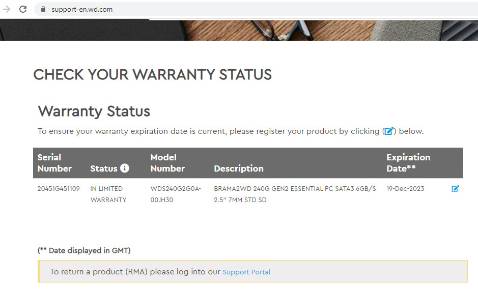 Không có phiếu bảo hành, kiểm tra tình trạng bảo hành theo số seri thì ổ đã bị trôi mất 4 tháng bảo hành. Tôi muốn đổi sang ổ bảo hành đủ 36 tháng hoặc trả lại hàng. Không có phiếu bảo hành, kiểm tra tình trạng bảo hành theo số seri thì ổ đã bị trôi mất 4 tháng bảo hành. Tôi muốn đổi sang ổ bảo hành đủ 36 tháng hoặc trả lại hàng.