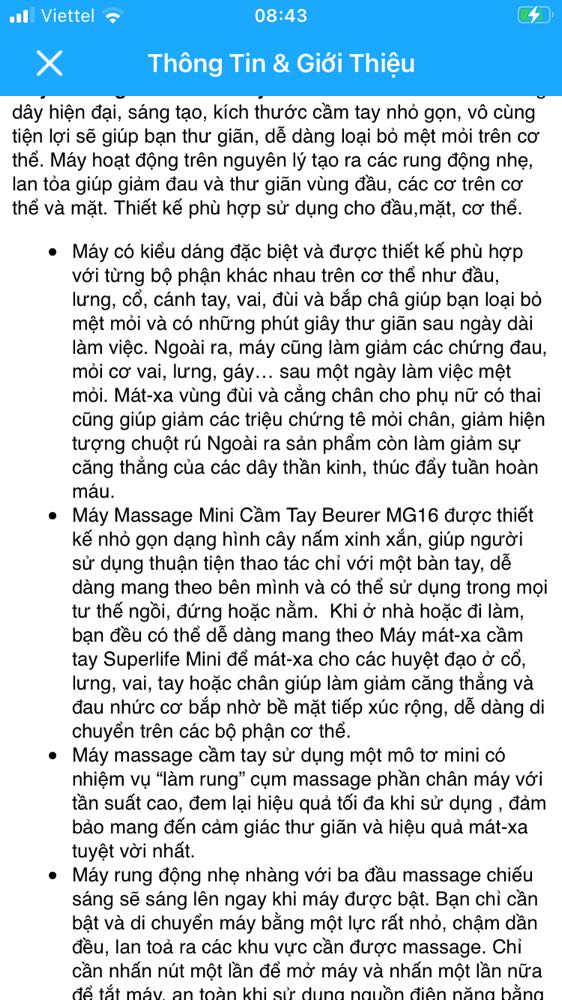 Giao hàng nhanh nhưng trên HDSD ghi ko dùng cho phụ nữ có thai, còn trên mô tả của ship thì dùng được. Cần ghi rõ và chi tiết hiwb cho vấn đề này.