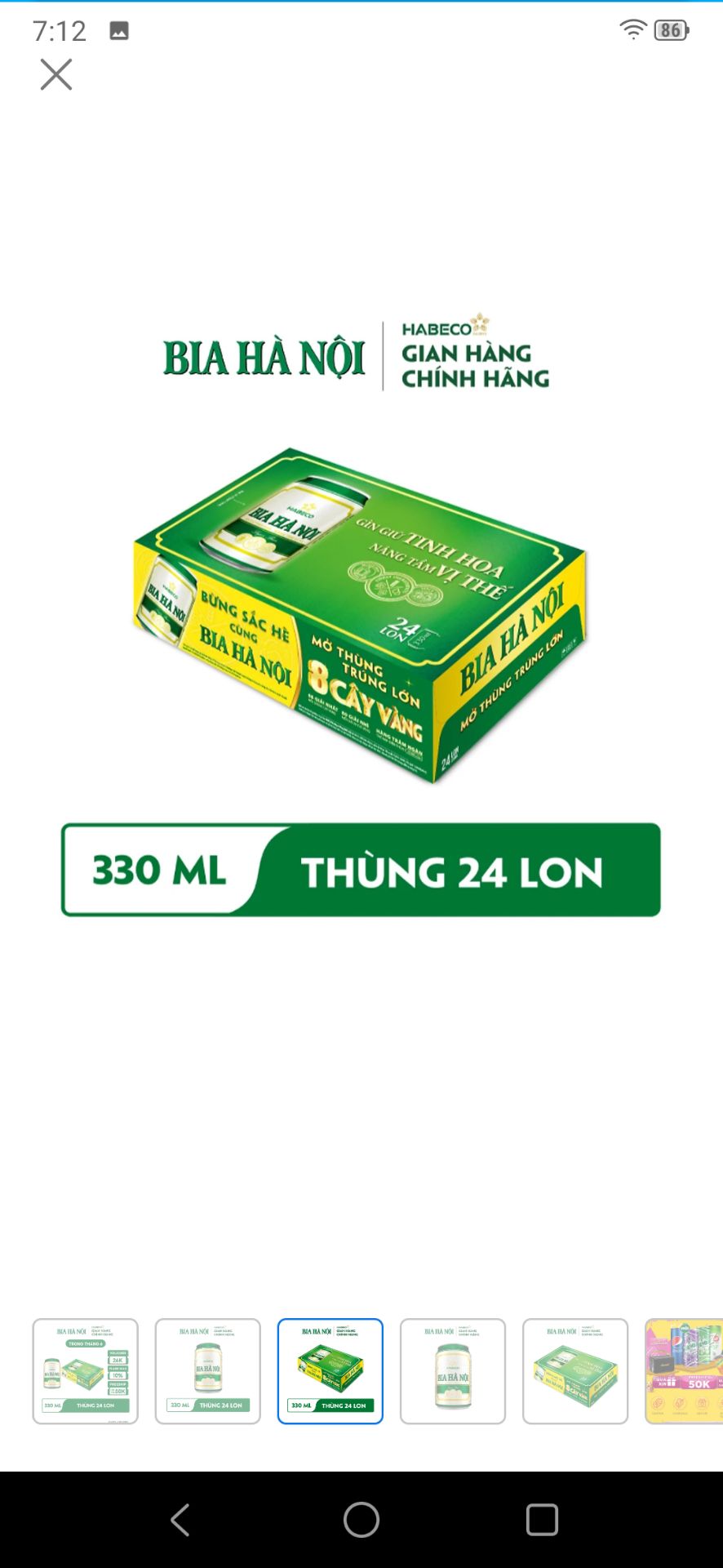 Bia ngon như bia sài gòn. mỗi tội J$T vận chuyển vứt méo cả ***. giao cũng chậm