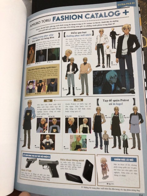 Lật giở từng trang như quay lại thời thiếu niên, cuốn sách này có phần phỏng vấn đội ngũ sản xuất bộ truyện khá thú vị.