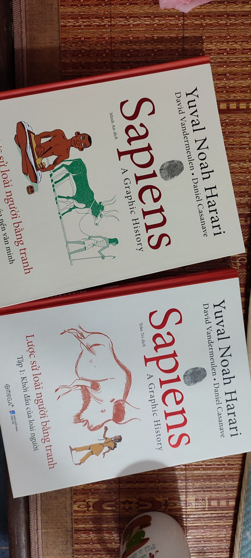 combo sapiens lược sử loài người bằng tranh