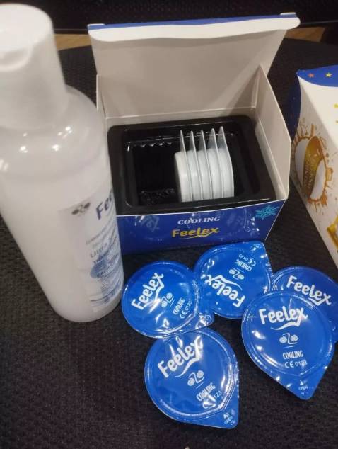 Chất lượng sản phẩm như mong muốn, cả 2 đạt đến cước điểm như mong muốn, cuộc yêu kéo dài nhiều hơn, vệ sinh sạch sẽ hơn, thời gian giao hàng tốt, giao hàng kín đáo, tiện lợi. Mua cùng đợt với bcs dùng thấy khá ok!!