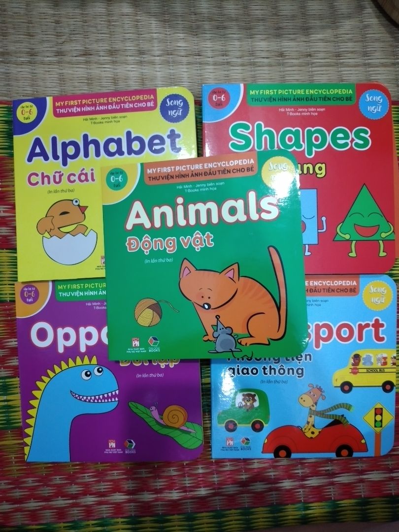 cũng tạm, có nhiều hình vẽ hoạt hình quá k thực tế. cần hình ảnh thực tế hơn cho con hình dung, có những con vật k cần thiết lắm trong nội dung như khủng long, đáng lẽ thay vào đó phải là những con vật hằng ngày tiếp xúc hoặc có thể thấy ở xung quanh giúp cho trẻ dễ hình dung hơn mới đúng chứ