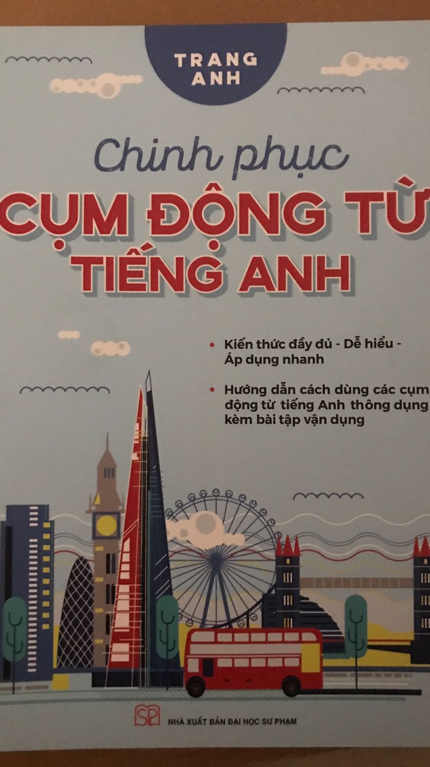 Sách giới thiệu nhiều cụm động từ thông dụng và có bài tập thực hành đi kèm để vạn dụng
Nếu giấy trắng và dày dặn hơn sẽ rất tuyệt
Cảm ơn nhà sqchs và tác giả Sách giới thiệu nhiều cụm động từ thông dụng và có bài tập thực hành đi kèm để vạn dụng
Nếu giấy trắng và dày dặn hơn sẽ rất tuyệt
Cảm ơn nhà sqchs và tác giả