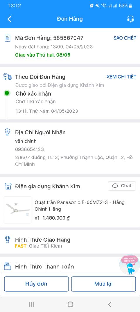 Khác so với mô tả nhưng cũng ổn, chưa xuất hóa đơn