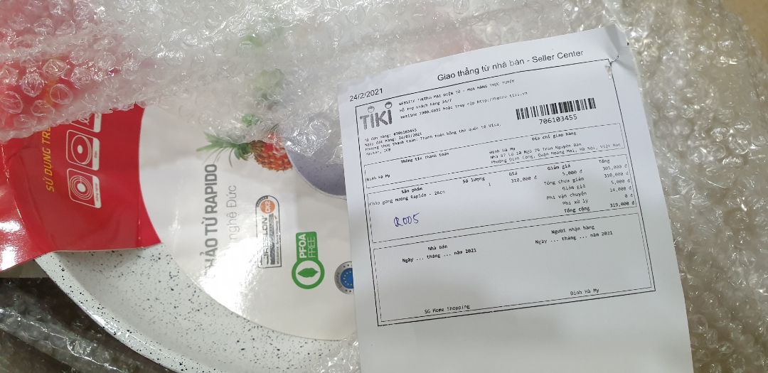 đặt mua chảo gang nhưng lại giao chảo từ. đề nghị bên phân phối xem xét và gửi lại hàng.