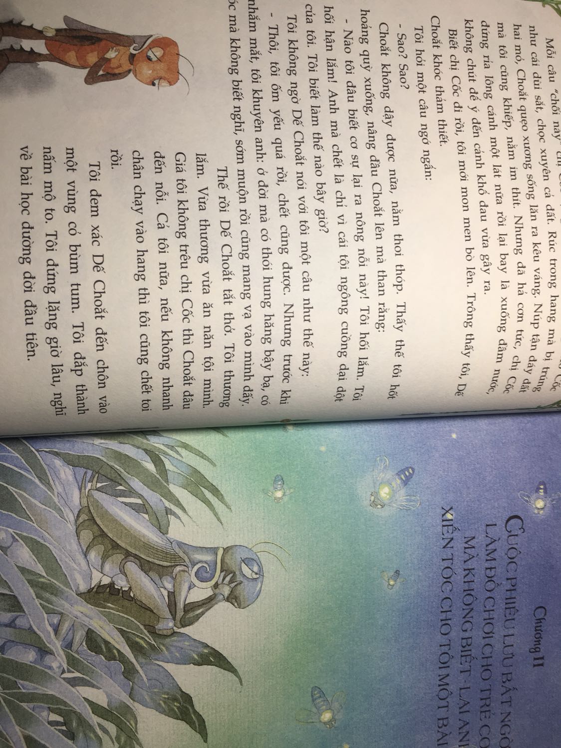 Sách đẹp muốn xỉu luôn. Bìa sách đẹp, giấy dày, em mình rất thích luôn dù nó là đứa lười đọc sách. Tuy nhiên trang cuối cùng của mình nó hoi bị lem dơ mà do kĩ tính nên hơi khó chịu. Dù sao thì nên mua nha