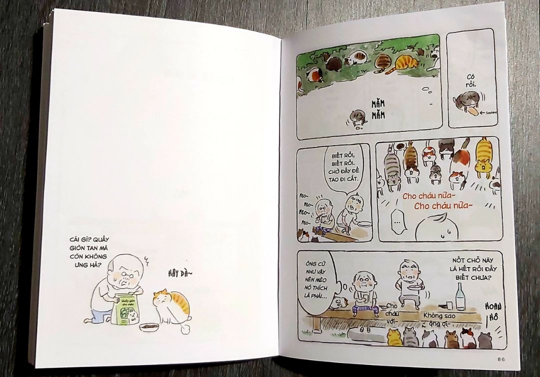 Bộ truyện tranh dễ thương kể về ông lão Daikichi  sống cùng chú mèo Tama sau khi vợ ông lão qua đời. Một người một mèo ngày ngày quấn quýt, bầu bạn bên nhau. Bộ sách chính là tập hợp những mẩu truyện về cs êm ả, bình lặng, trải qua bốn mùa của hai ông cháu.
Dịch vụ Tiki tiện lợi và thân thiện.