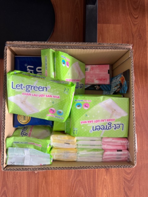 Let-green rất tốt cho lau sàn nhà, khăn cồn, khăn giấy. Luôn ủng hộ Let-Green.