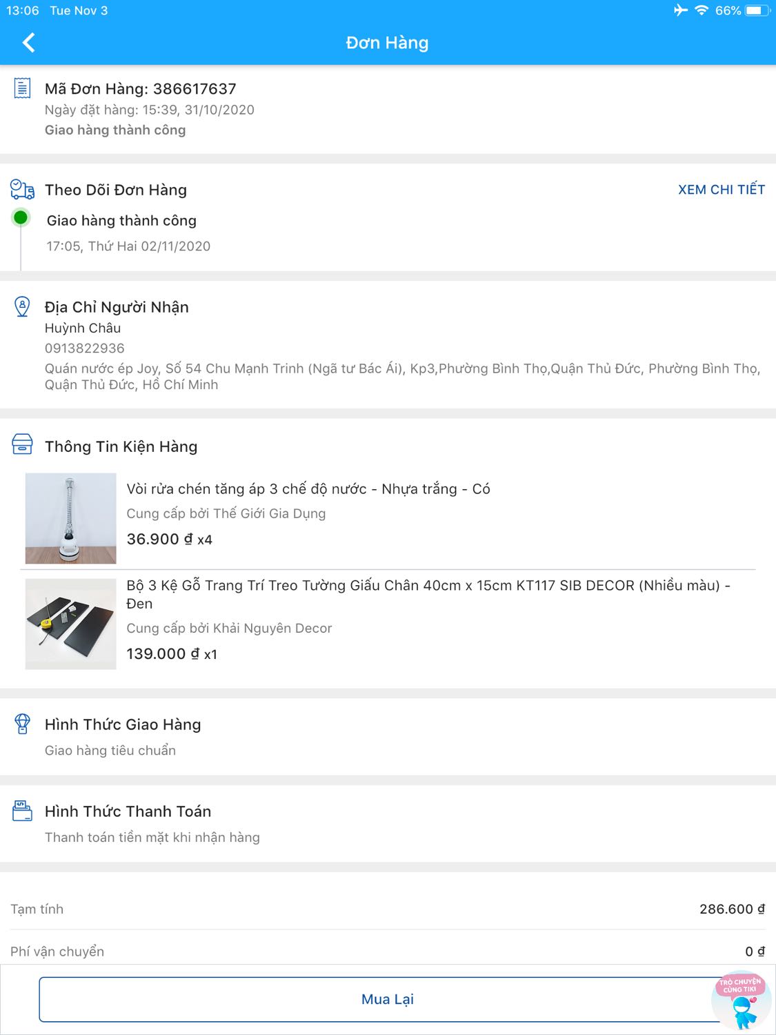 Sản phẩm đăng bán có van 360 độ rồi mới nối với dây nhưng khi giao lại không có van dặn 360 độ trước khi nối với dây?.. Đề nghị Tiki cho đổi lại đúng với sản phẩm đăng trên Tiki khi tôi đạt mua