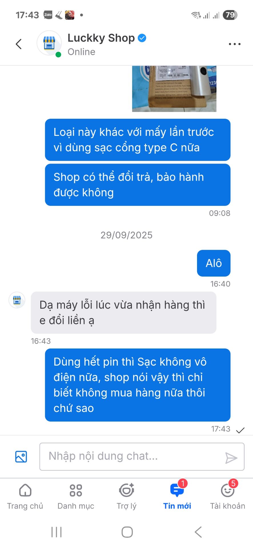 Đợt hàng này trúng y hàng kém chất lượng, dùng được tuần hết pin thì sạc không được, chat phản ánh thì chờ miết mới được trả lời mở ra dùng không được thì mới bảo hành. Đành vậy, từ nay không mua nữa chứ biết sao đây. Buồn cái nữa là Tiki sao không cho đánh giá sao mà cố định ở mức 5 sao vậy nhỉ?