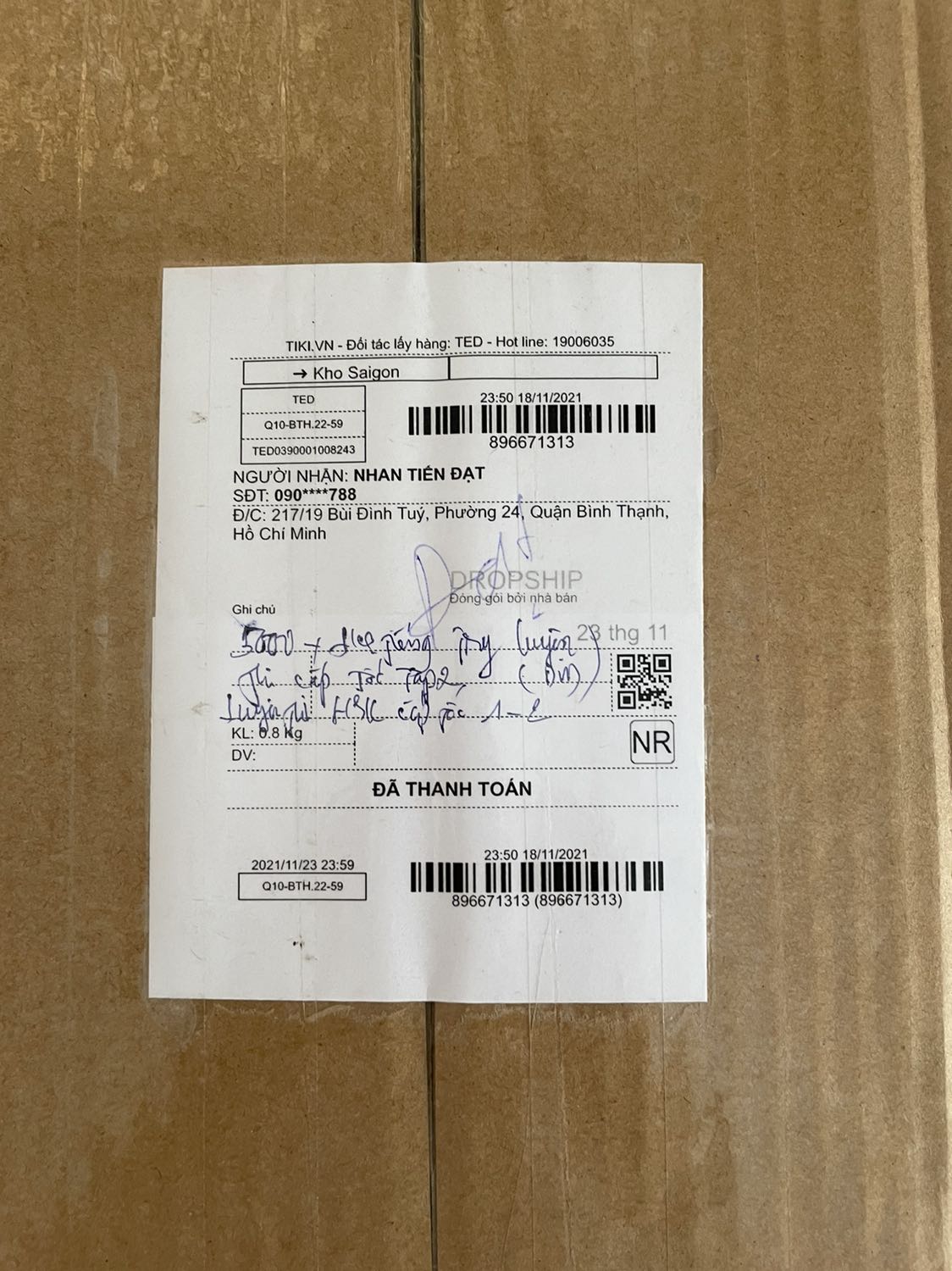 Đóng gói kĩ, giao hàng nhanh, sách nguyên seal, chất lượng.