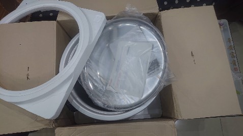 Giao hàng đúng hẹn, đóng gói kỹ, hàng đúng như quảng cáo, nồi đẹp, chưa sử dụng, hy vọng tốt, tặng shop 5 sao