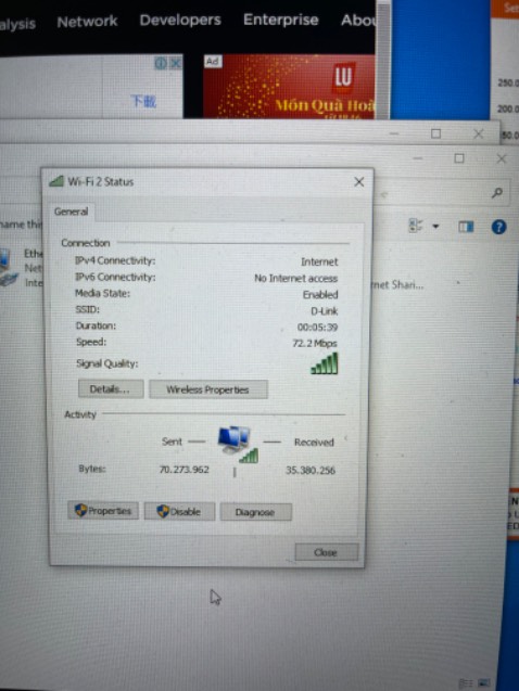 Tốc độ kết nối quá chậm so với công bố trên vỏ hộp. Tốc độ thực tế 2.4Ghz được 72Mbps trong khi ghi trên hộp 200Mbps. Đã *** với laptop bắt cùng 1 wifi để cạnh nhau trên Laptop tốc độ 130Mbps