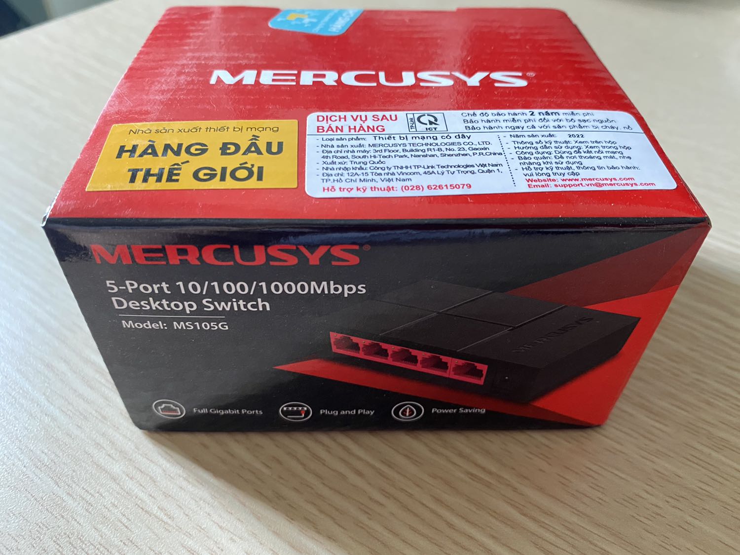 Sản phẩm đúng mẫu mã, giao rất nhanh (1 ngày), gói kỹ.
Đã *** tốc độ, đủ gigabit (1000Mbps)