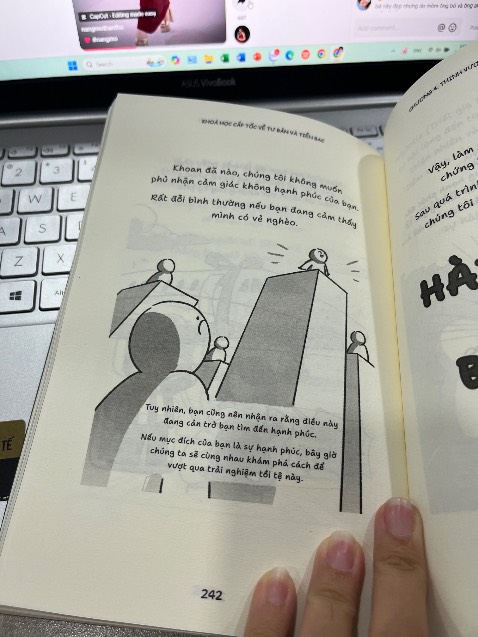 Vừa nhận sách là lên cmt liền, sách gì dễ thương xỉu, đc mô tả bằng truyện tranh khá thú vị đọc k buồn ngủ